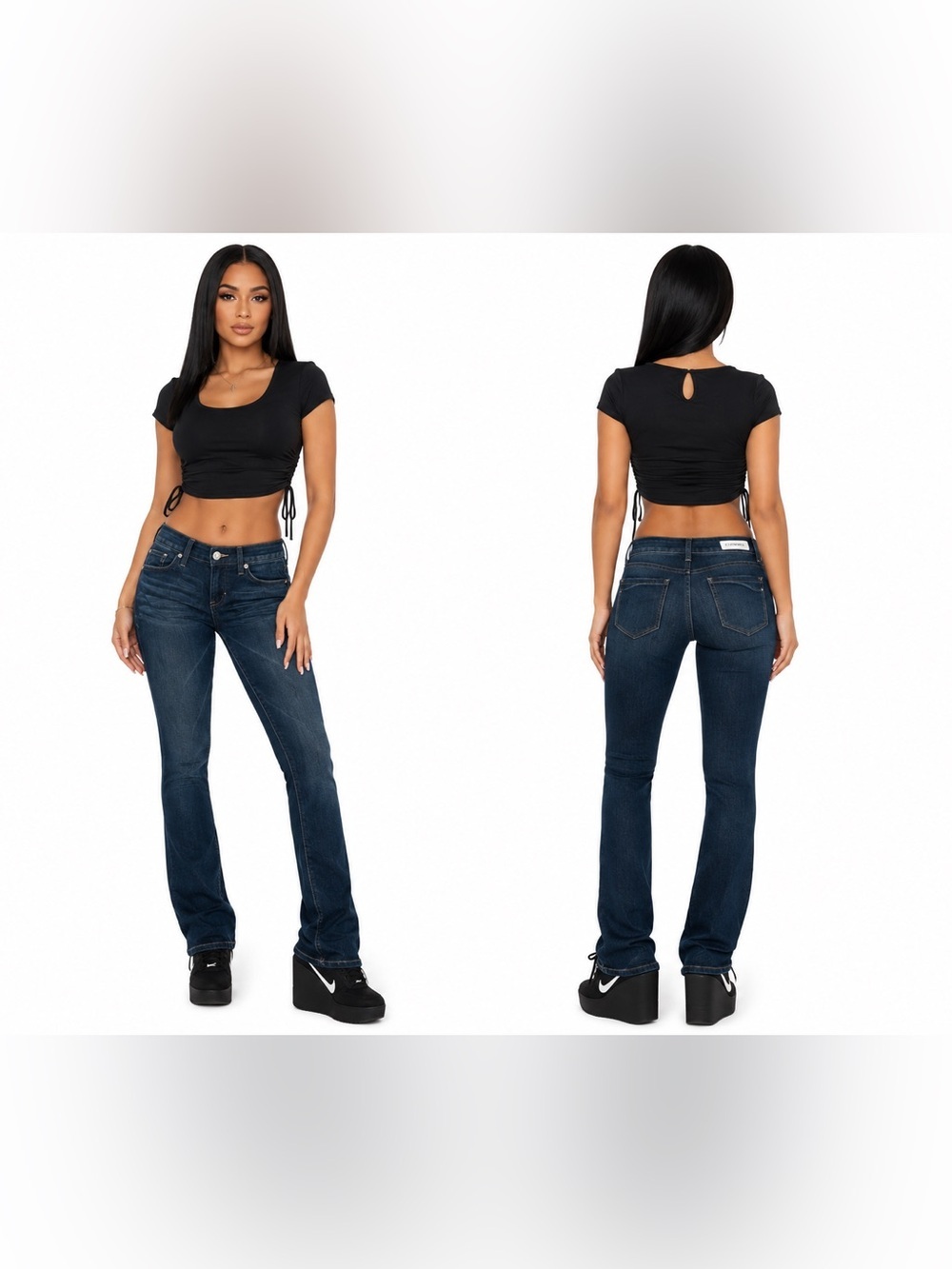 Express jeans women’s y2k skyscraper Stella regular fit low rise jeans